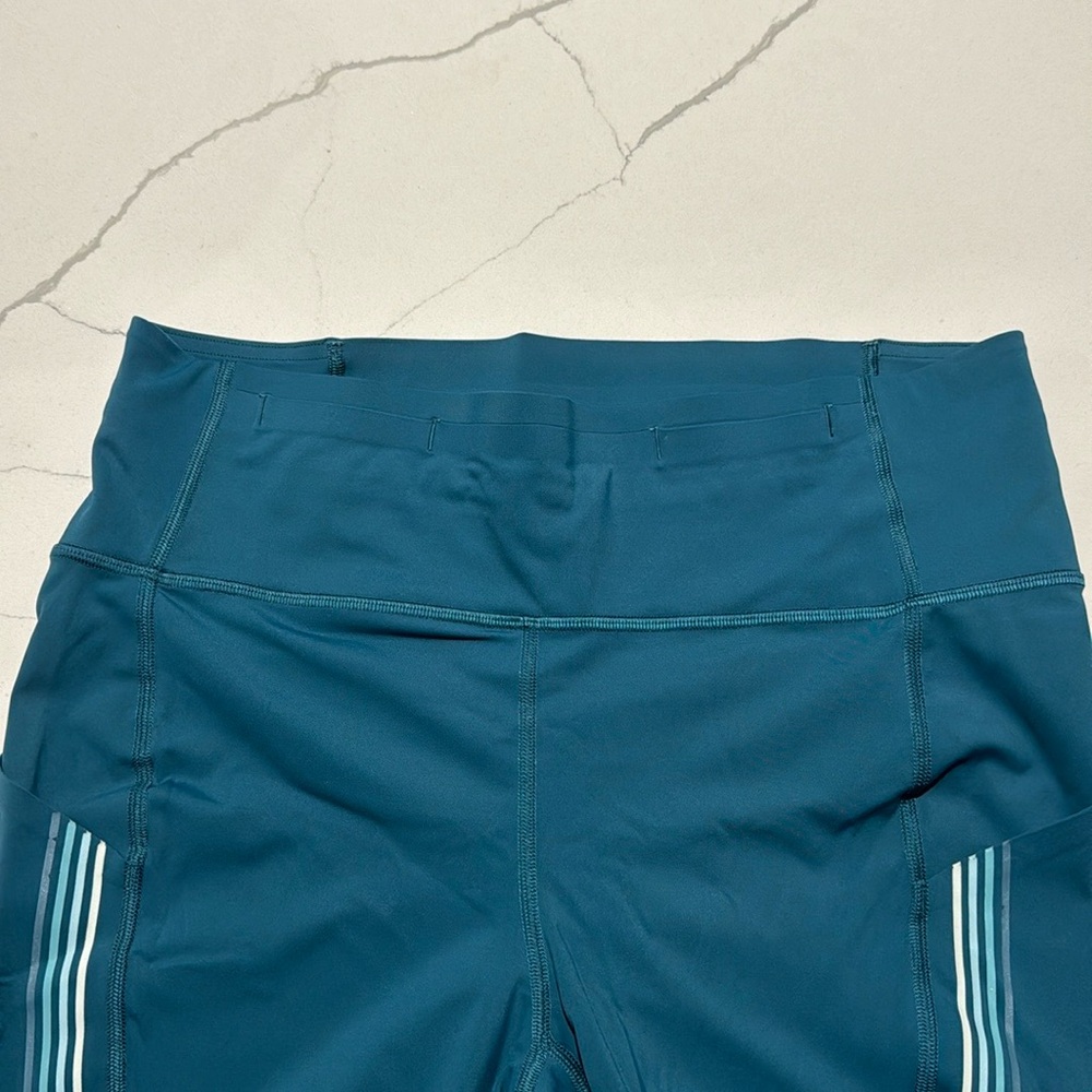 Lululemon | Speed Limit Crop 23 Bermuda Teal Size 12